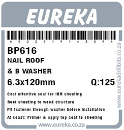 BP616 - Roof Nail & Bonded Washer -BP616_label_T